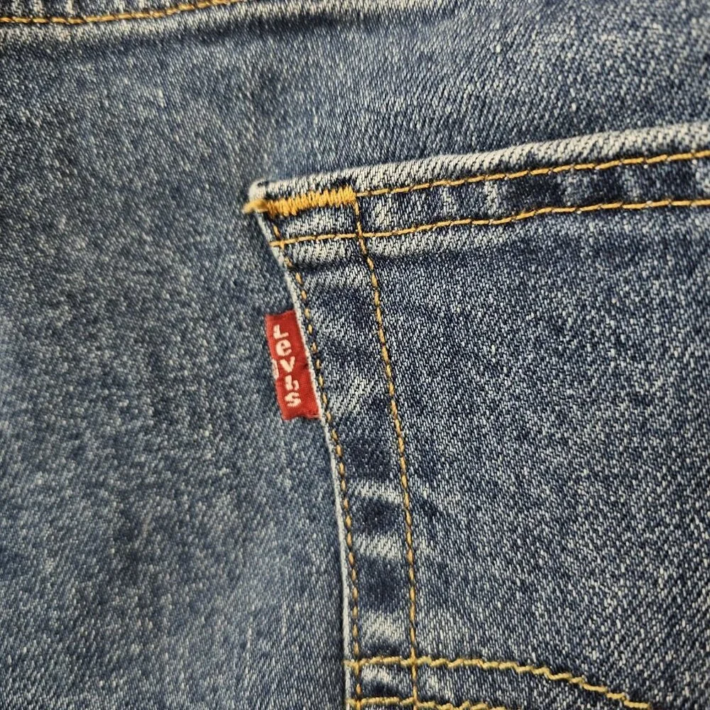 Levi's 505 Jeans Mens 40x30 Blue Denim Straight Leg Relaxed Fit Dadcore Normcore